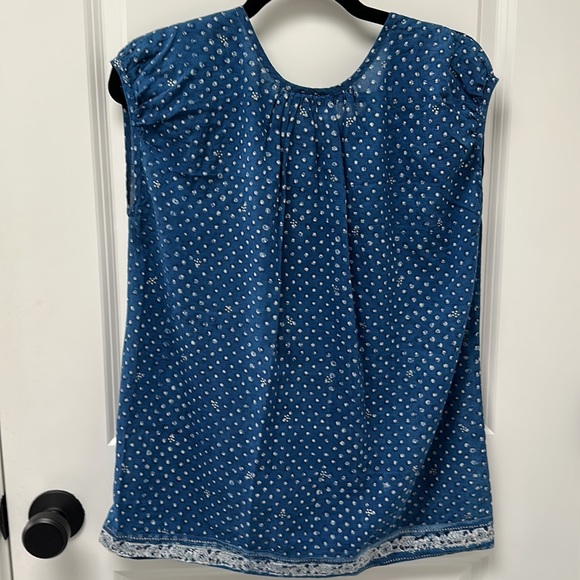 Hand block printed blouse - Picture 4 of 4